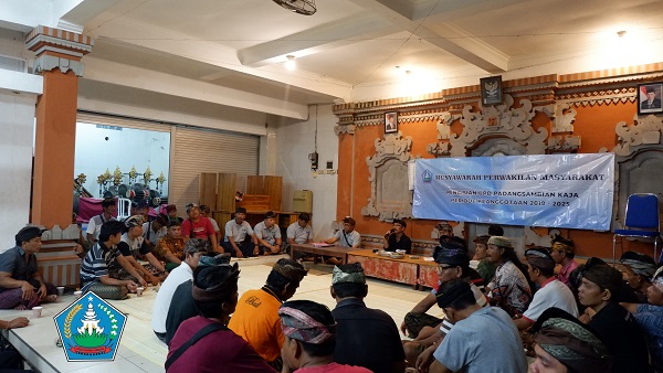 Pengisian BPD Padangsambian Kaja dari unsur Keterwakilan Wilayah Lepang dan Tegehsari