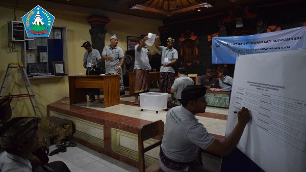 Pengisian BPD Padangsambian Kaja dari Unsur Keterwakilan Wilayah Dukuh Sari, Pagutan, dan Batukandik