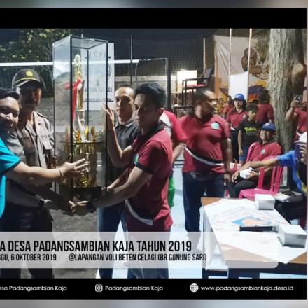 Pembukaan Liga Desa Padangsambian Kaja II Tahun 2019