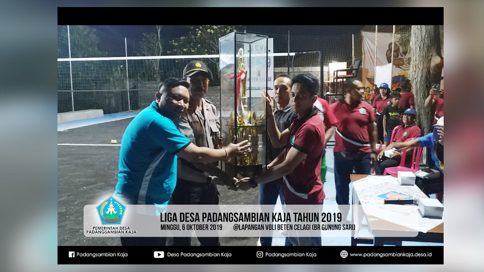 Pembukaan Liga Desa Padangsambian Kaja II Tahun 2019