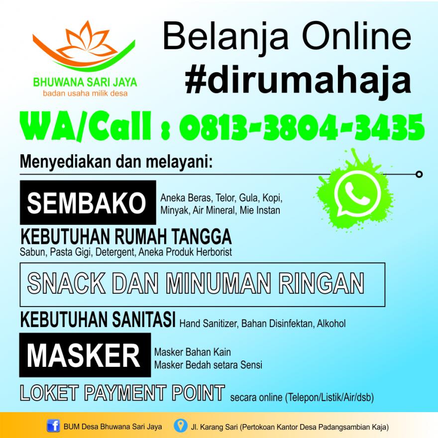 BUM Desa Bhuwana Sari Jaya Berinovasi Saat Pandemi COVID-19